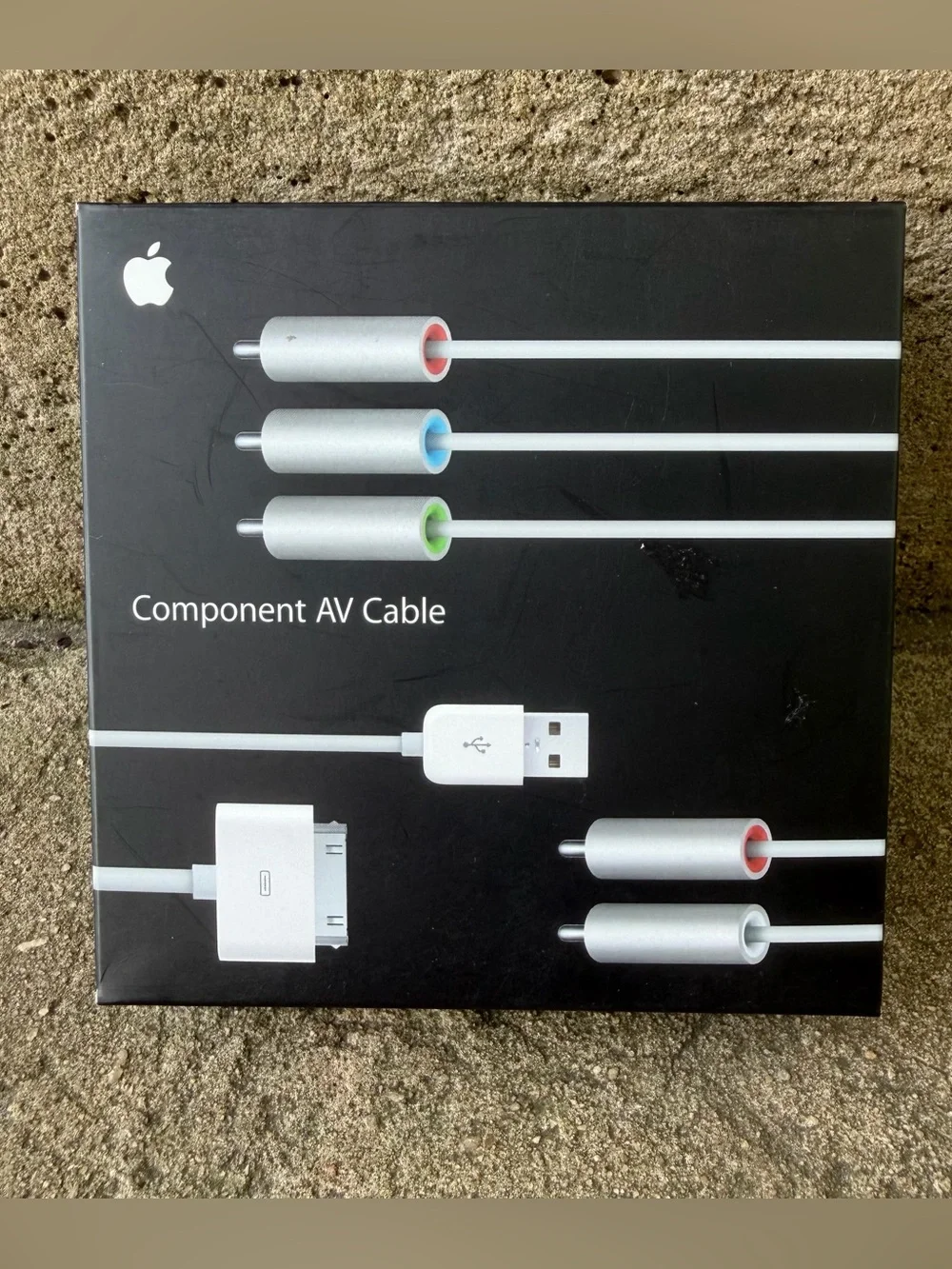 Apple Component AV Cable iPhone iPod With Power Adapter 30 Pin MB128LL/A RETIRED
